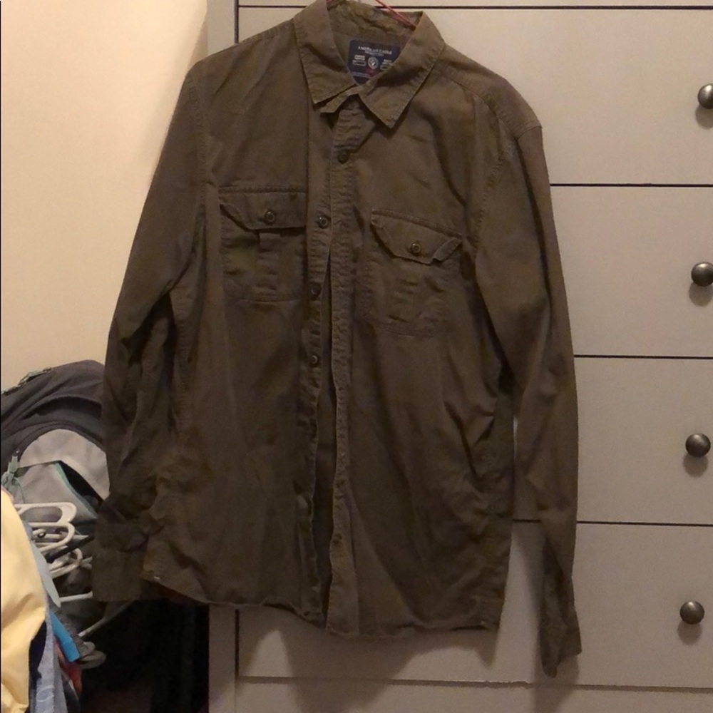 AE Green Long Sleeve Shirt